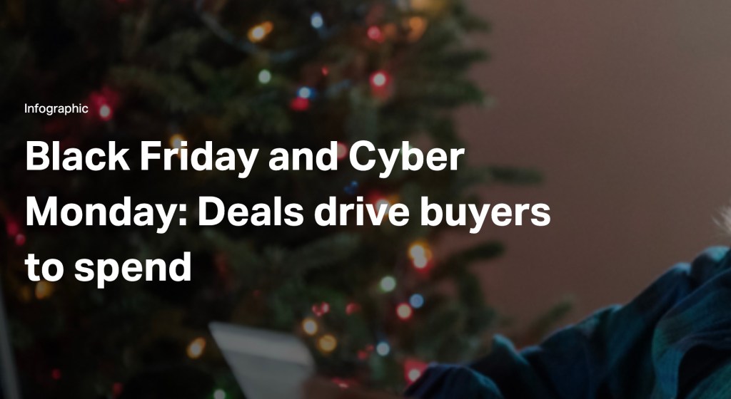 Black Friday and Cyber Monday: Deals drive buyers to spend